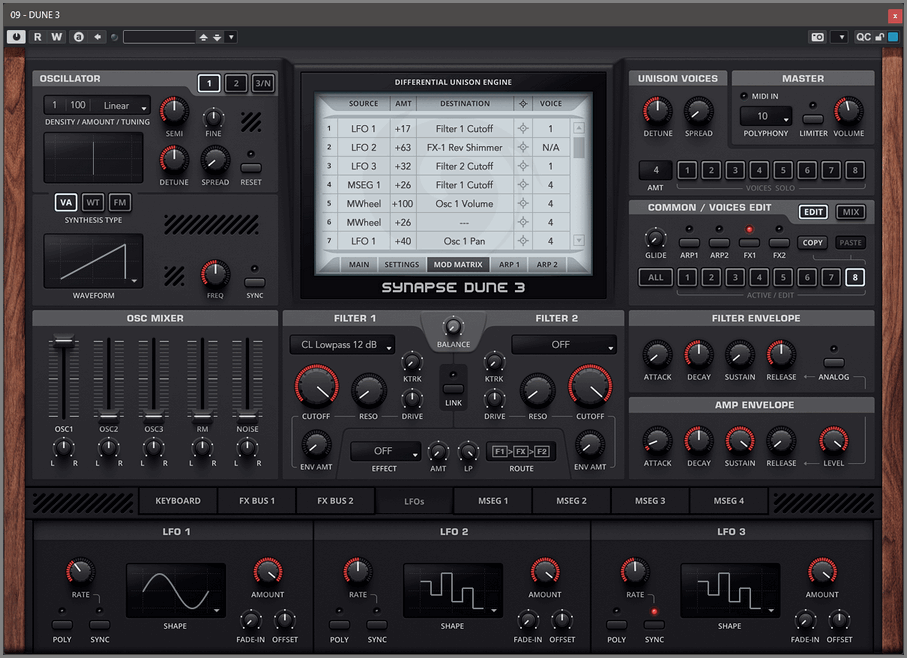 Synapse DUNE 3 Synth